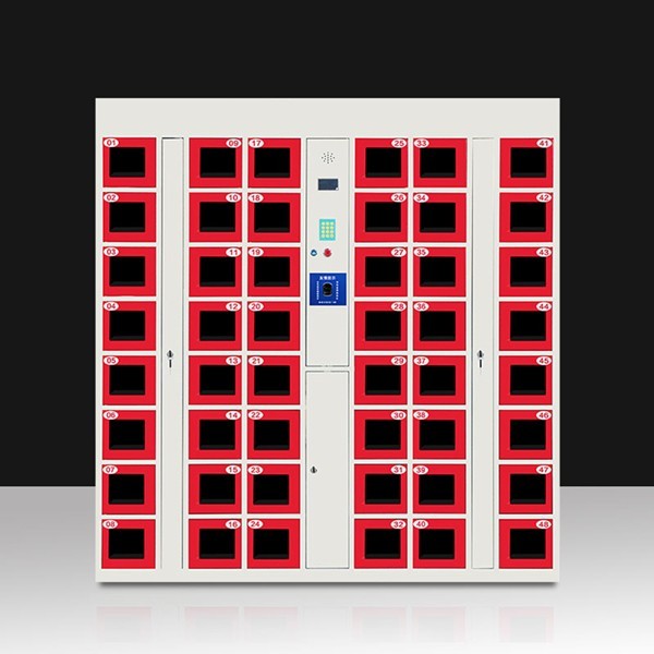 48門電子存包柜紅色